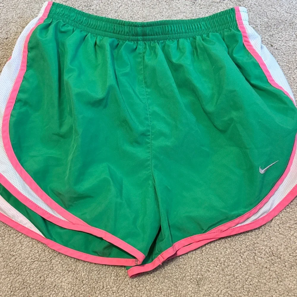 Nike Dry Fit Size Small Athletic Shorts Bundle- Red, Green, Orange - Picture 4 of 7